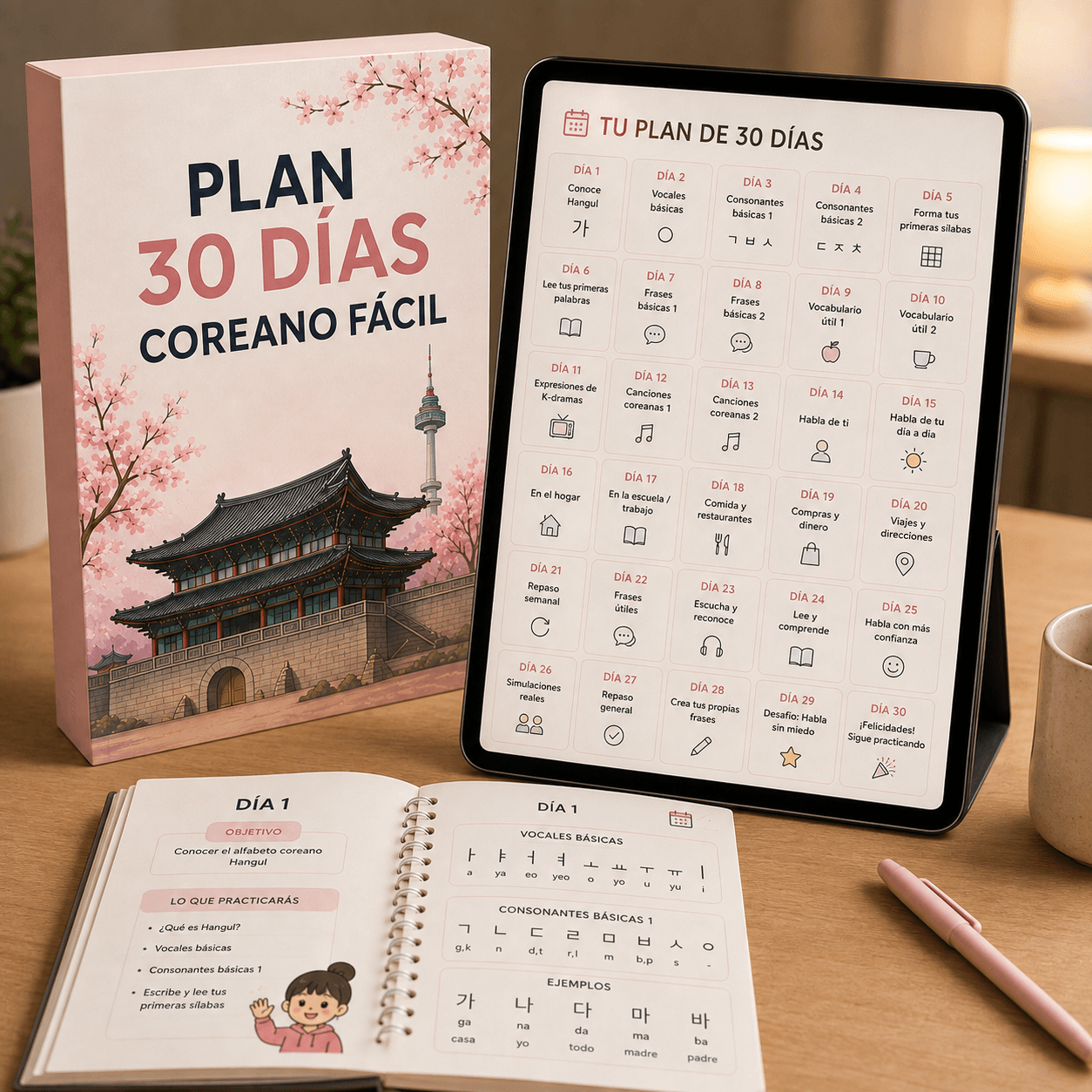 Plan 30 Días Coreano Fácil