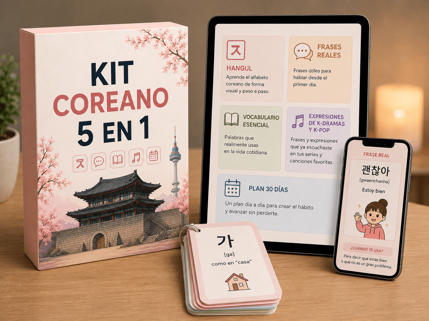 Kit Coreano 5 en 1