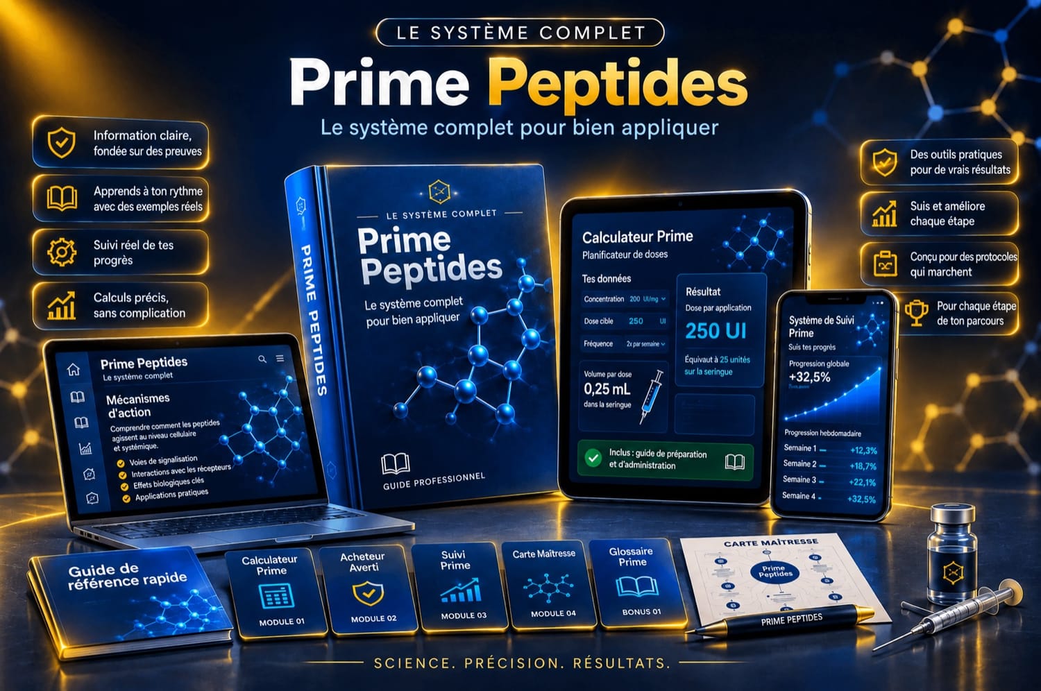 Prime Peptides — Guide des peptides
