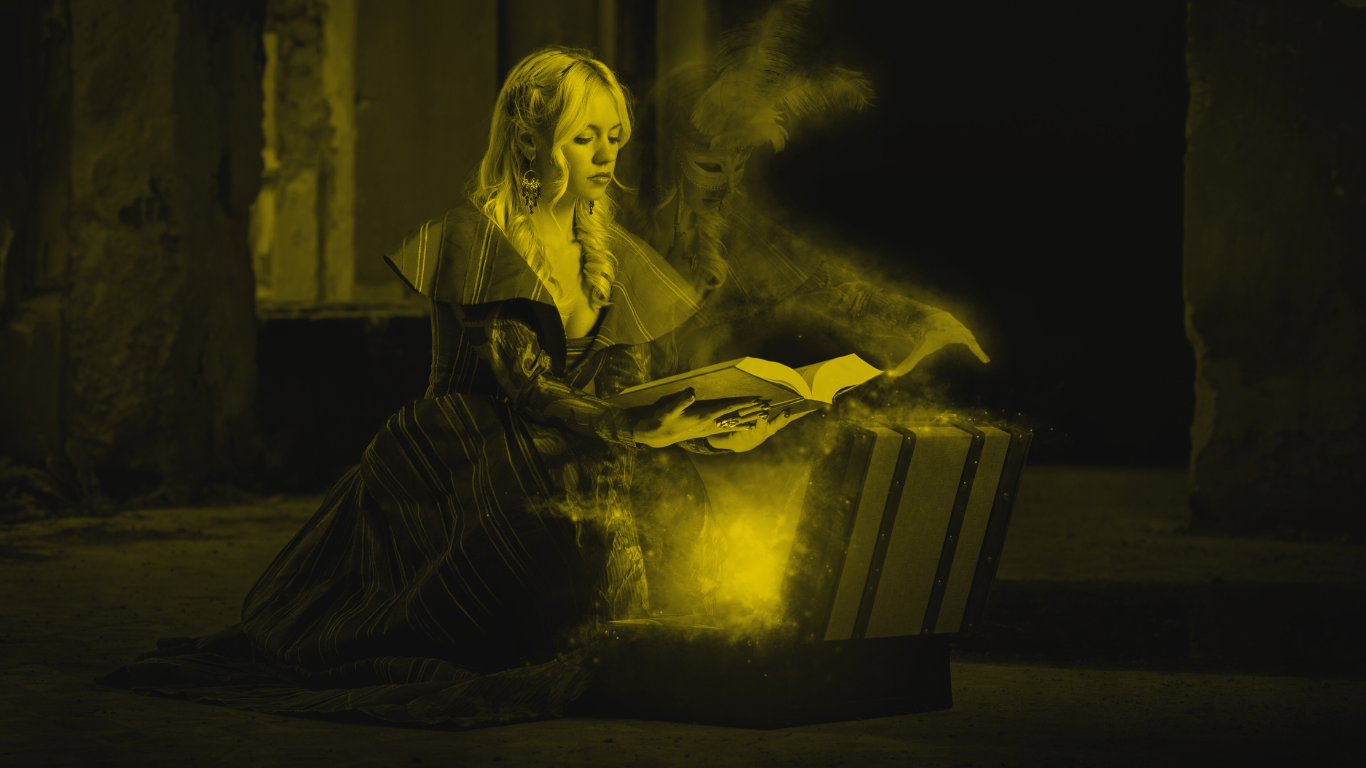 Female Contemplating Magic