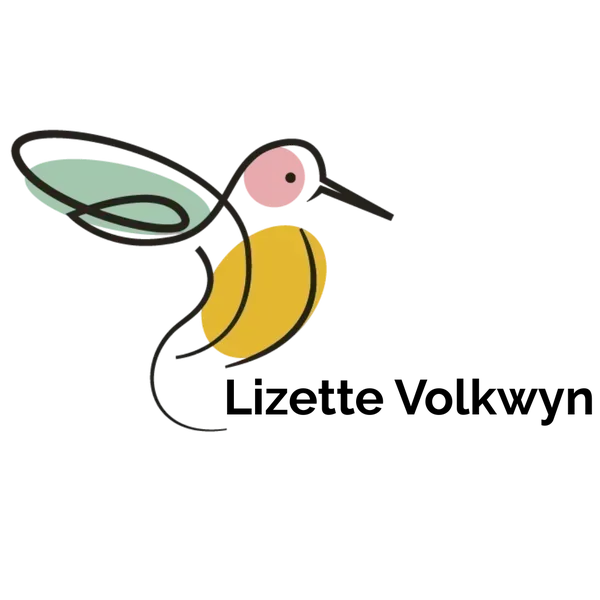 alt="Lizette Volkwyn logo – globally recognised life coach, speaker and human behaviour specialist"