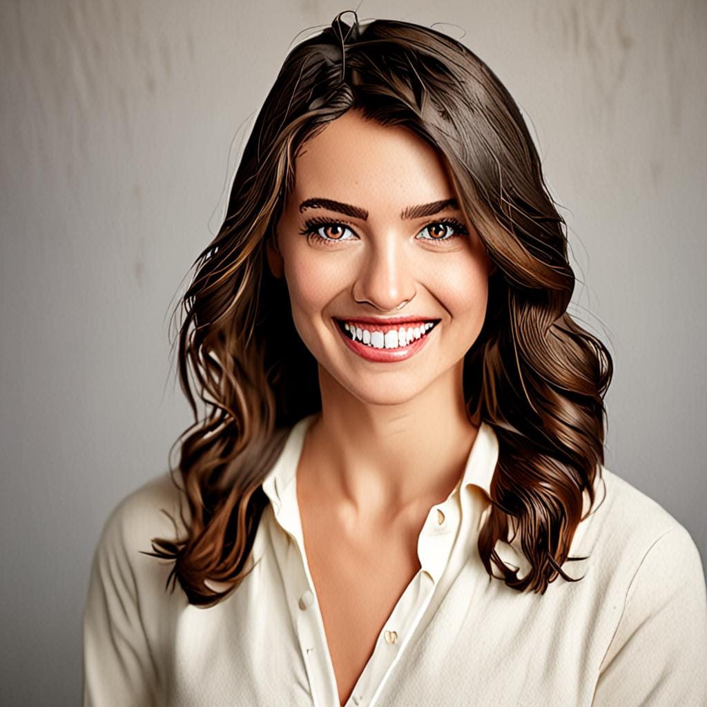 smiling woman portrait