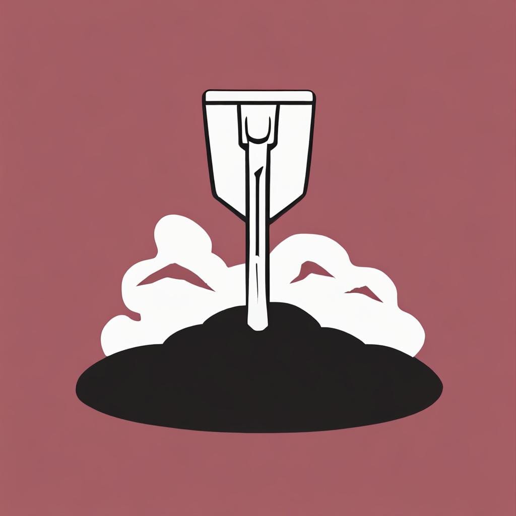 shovel, soil