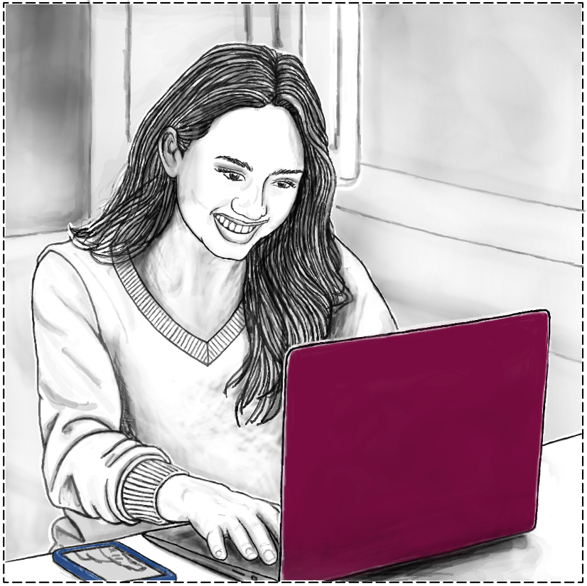 Frau mit lockigen Haaren im Glitzerblazer jubelt mit ausgestrecktem Arm, umgeben von Konfetti.