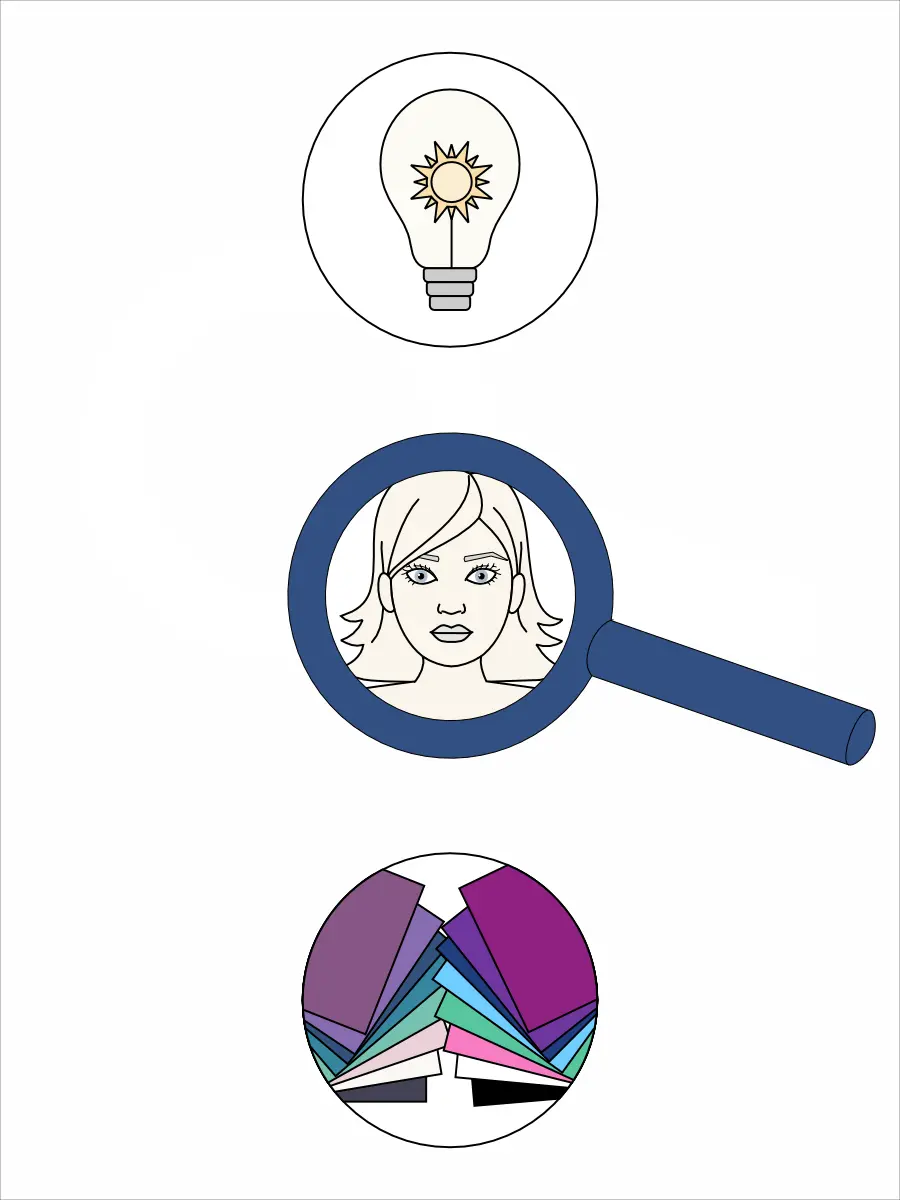Infografik: Wie du deine Highlightfarben erkennst