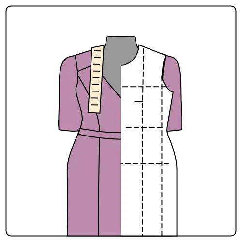 Stilfaktor 2: Schnitt & Silhouette - Passform Kleid auf Schneiderpuppe