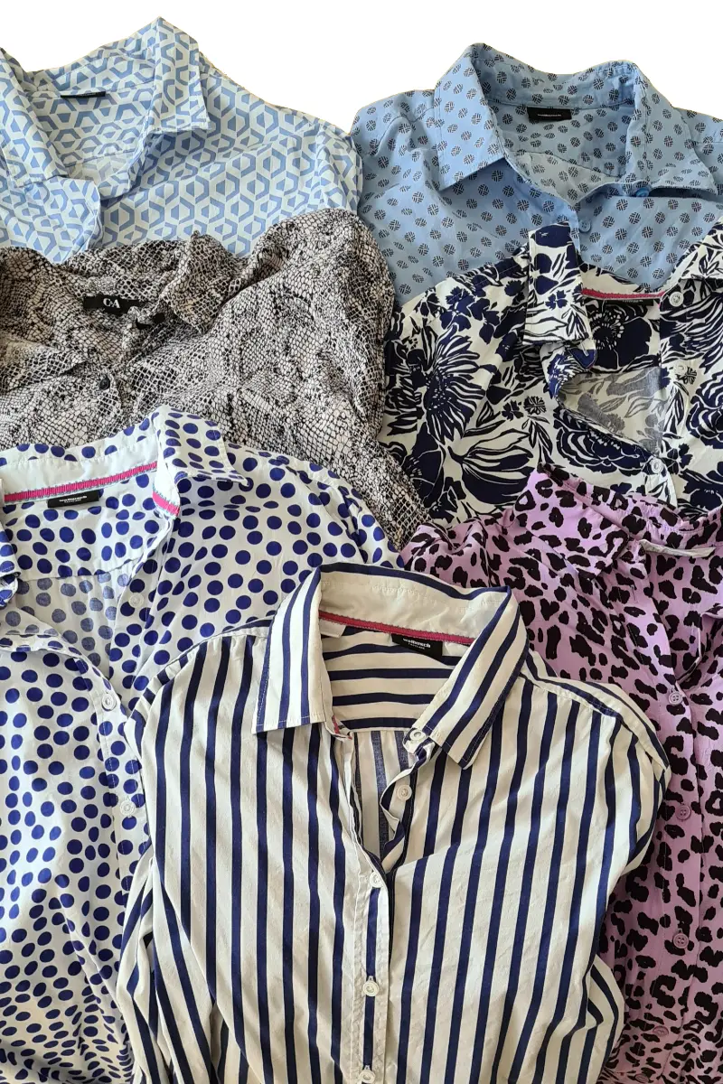 Danielas Blusen mit Allover-Muster