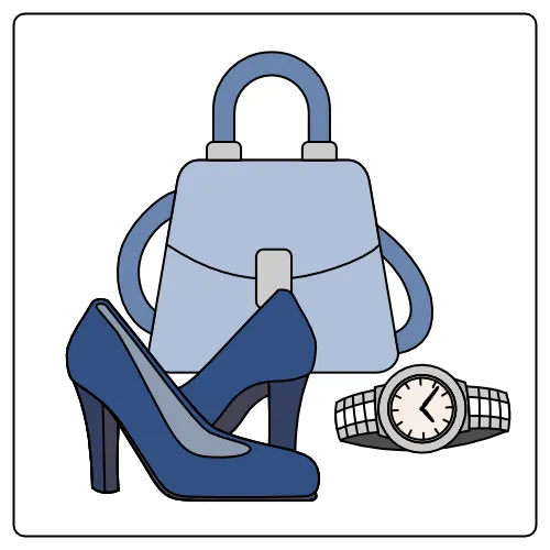 Stilfaktor 6: Accessoires - Tasche, Pumps, Uhr