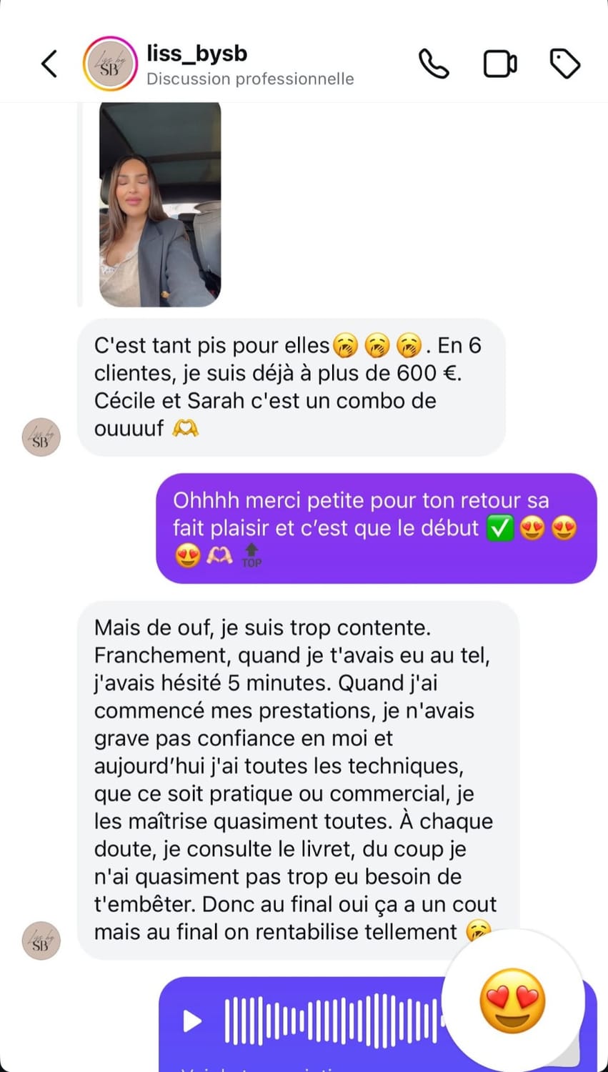 600€ de CA/mois