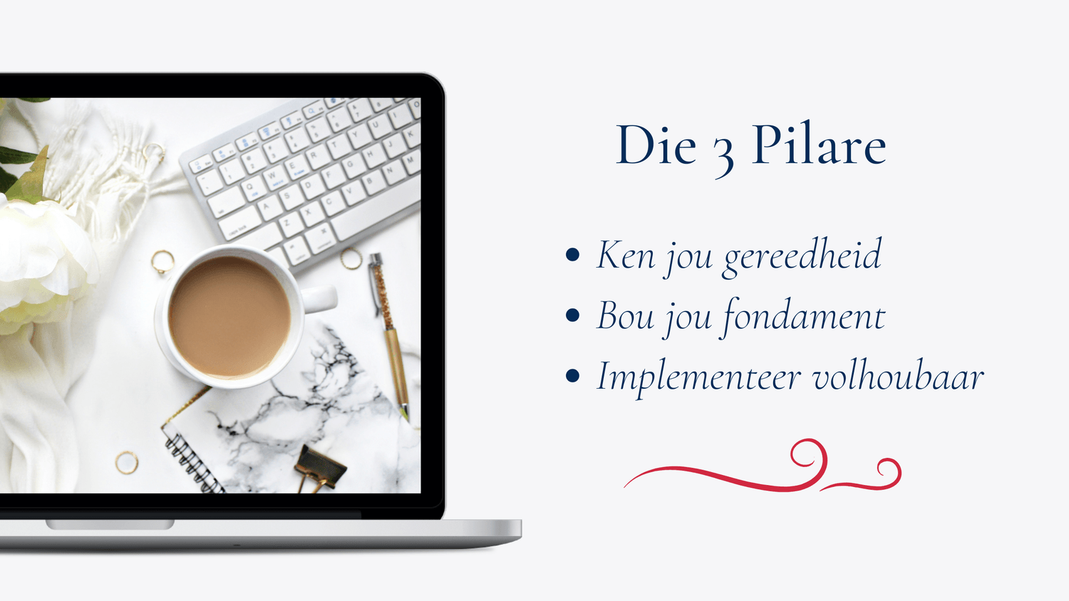 Die 3 Pilare: Is jy gereed, bou jou fondament, volhoubaarheid