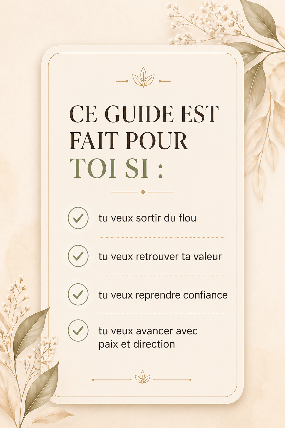 Guide pour femme en reconstruction après des blessures ou violences, pour retrouver confiance, clarté et avancer dans sa vie personnelle et professionnelle avec accompagnement bienveillant