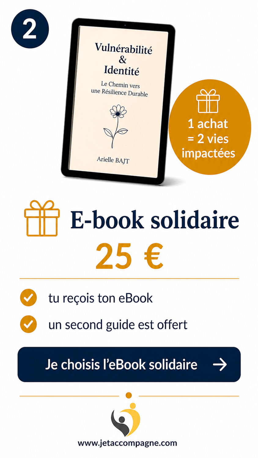 Ebook Vulnérabilité & Identité — Offre solidaire | Transformer 2 vies