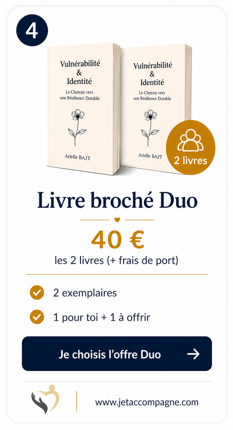 Offre Duo — Livre Vulnérabilité & Identité | 1 acheté = 1 offert