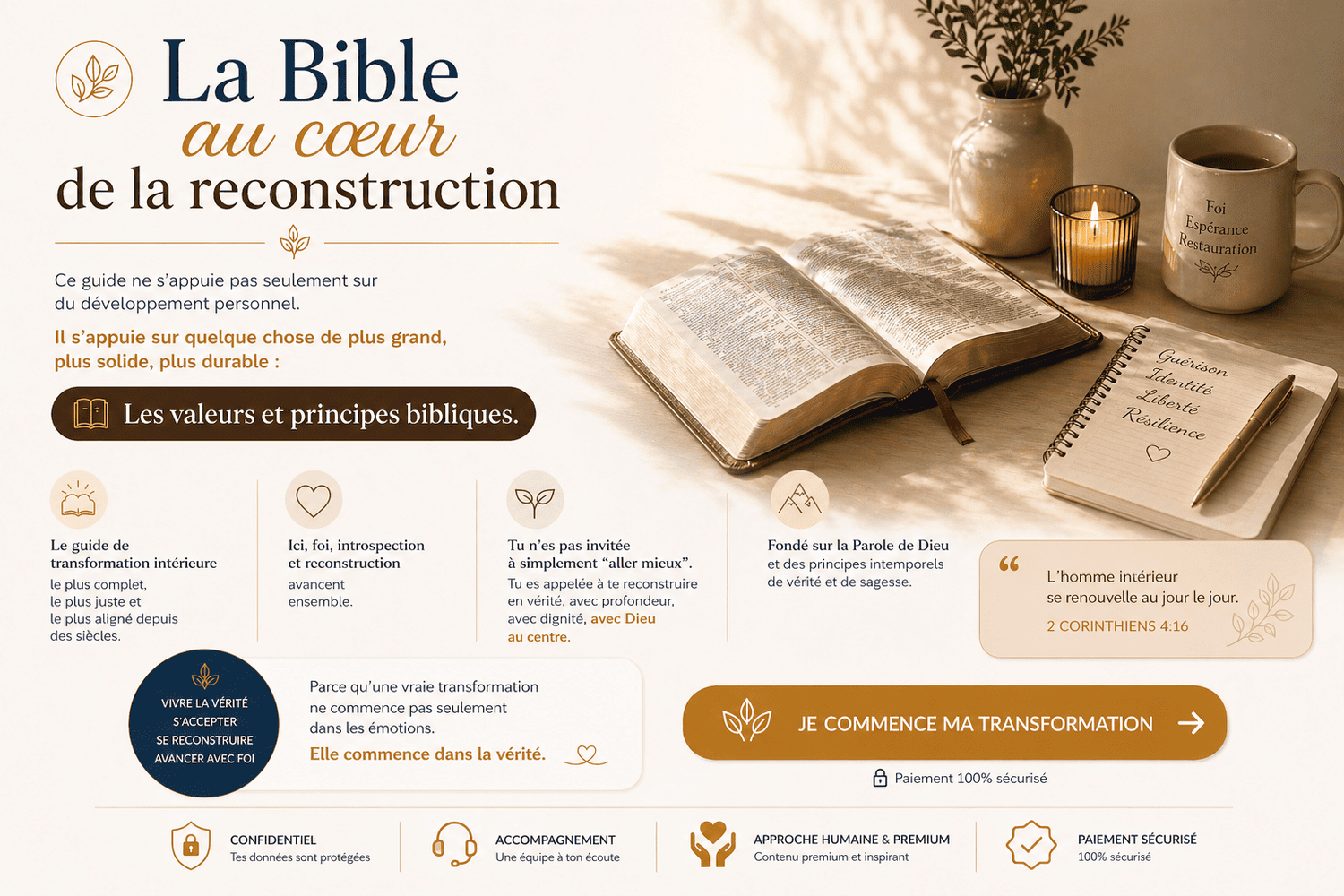 La Bible au cœur de la reconstruction intérieure avec l’eBook Vulnérabilité et Identité