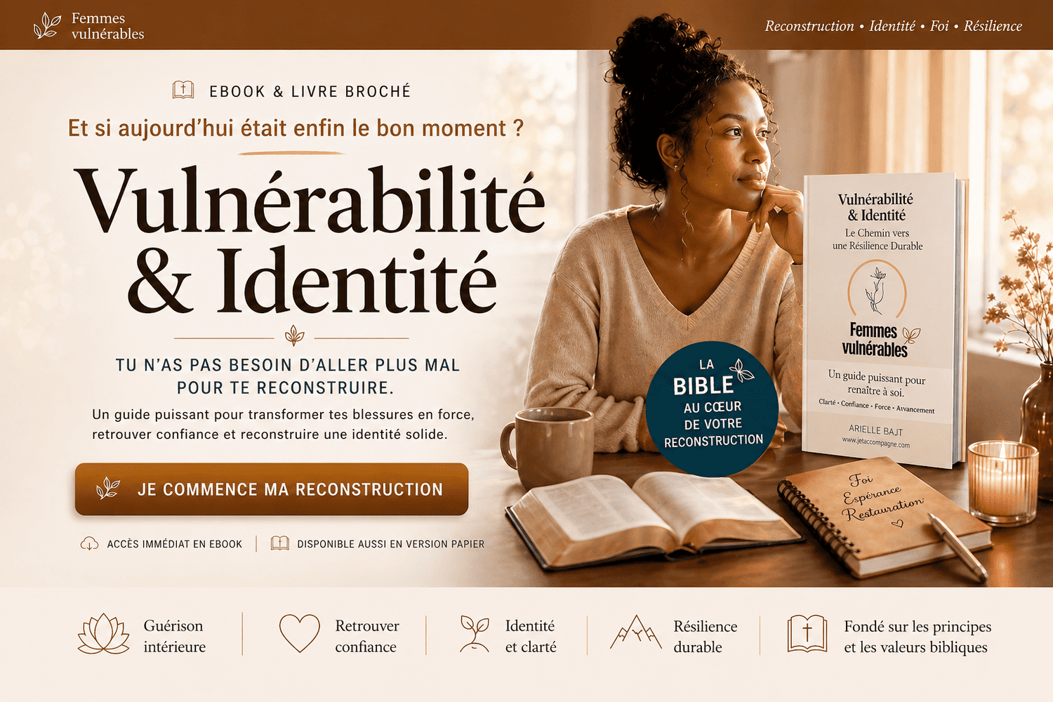 Vulnérabilité & Identité — Se reconstruire après une épreuve | Ebook & Livre