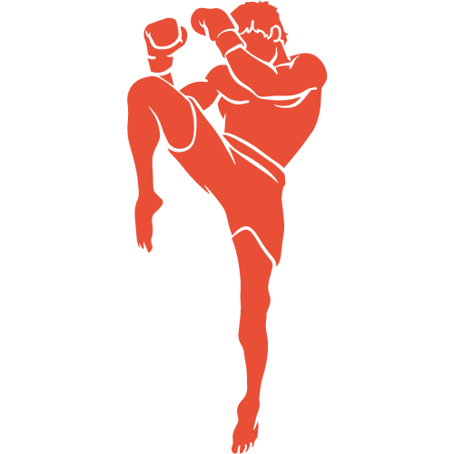 A Muay Thai blocking icon