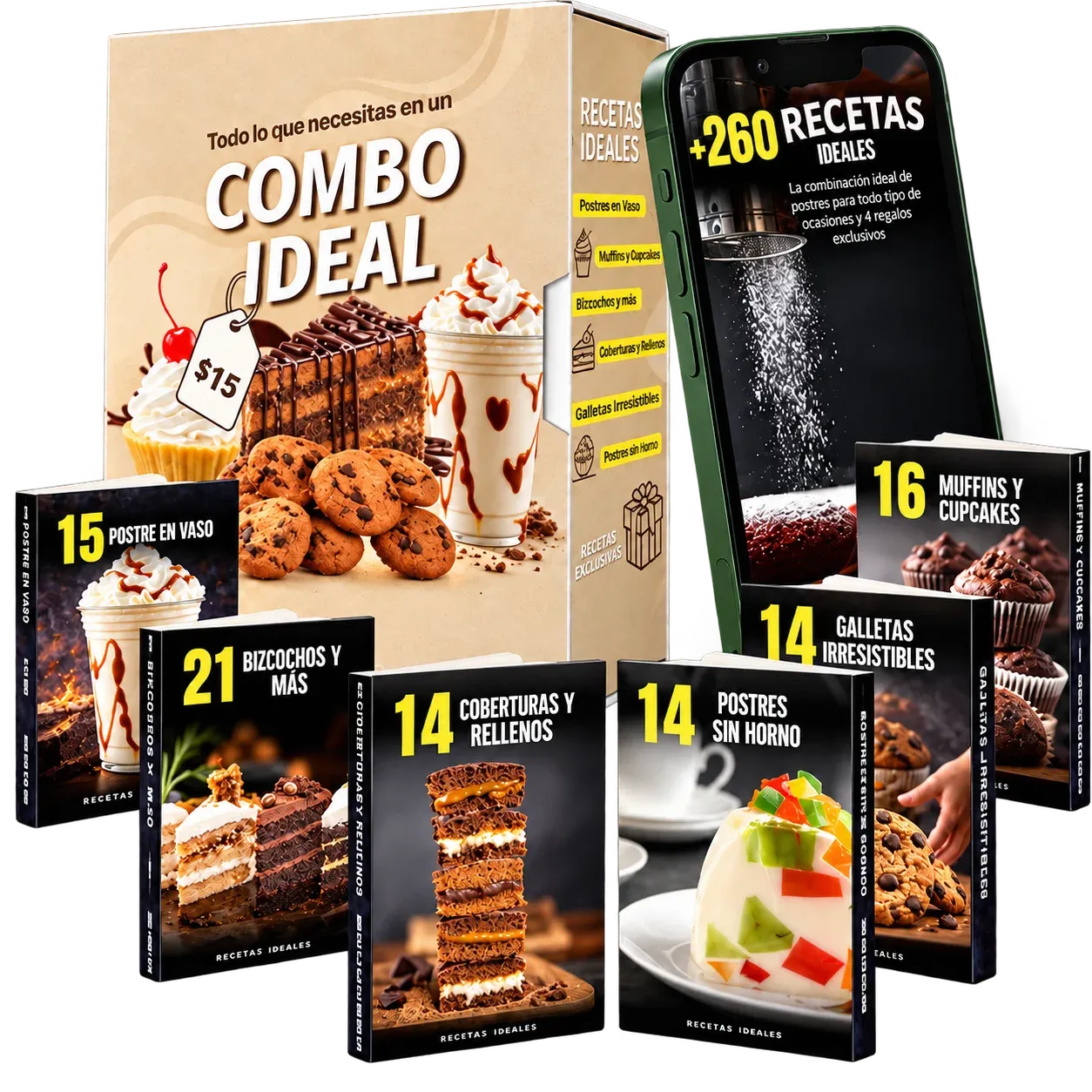 Contenido del Combo Ideal Repostero