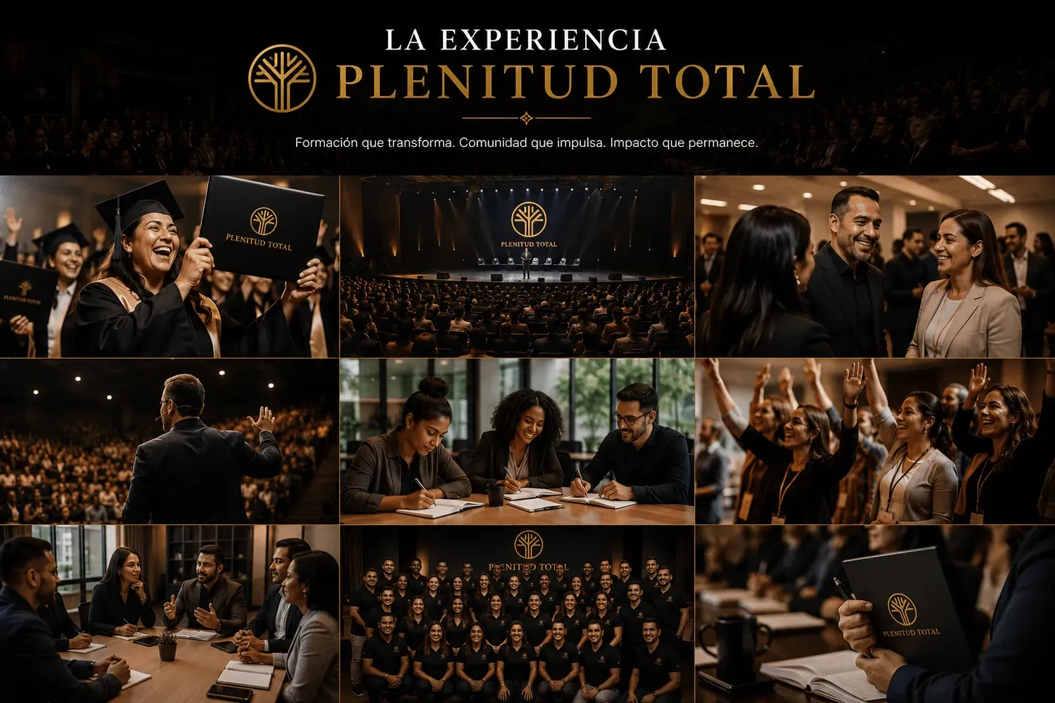 Graduaciones, conferencias y talleres de Plenitud Total