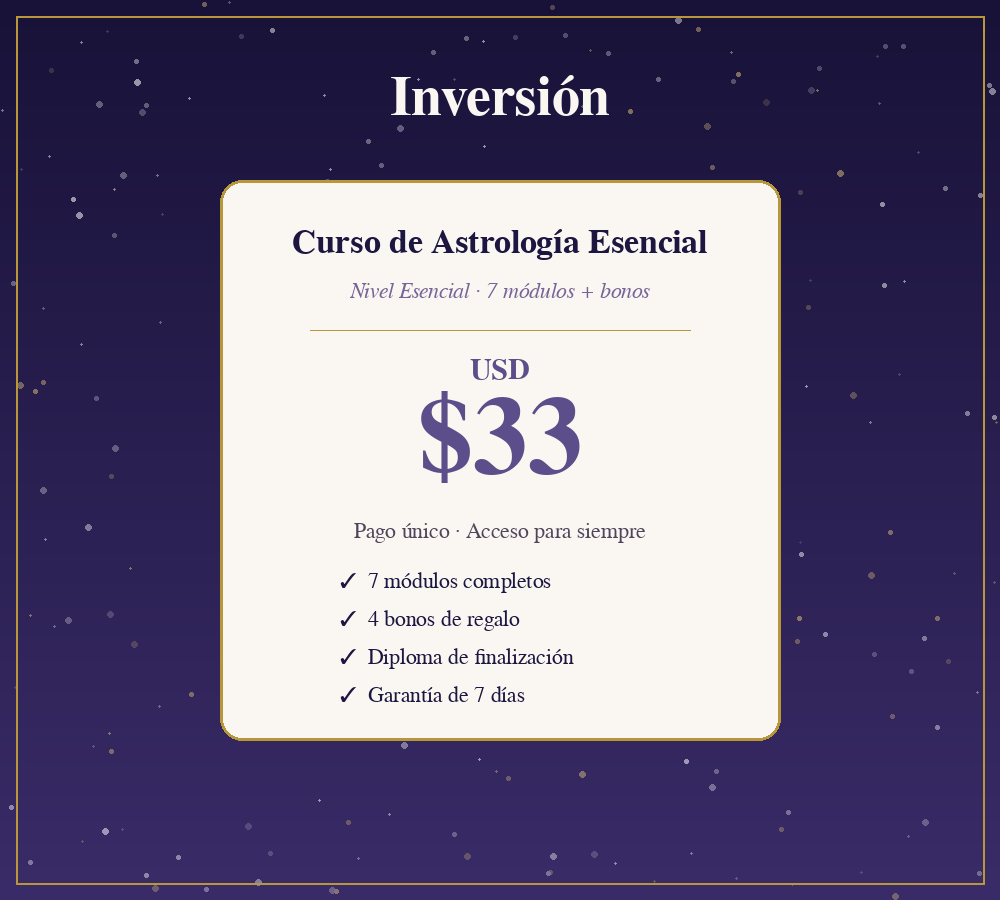 Gracias por tu Interés en el Curso de Astrología Esencial