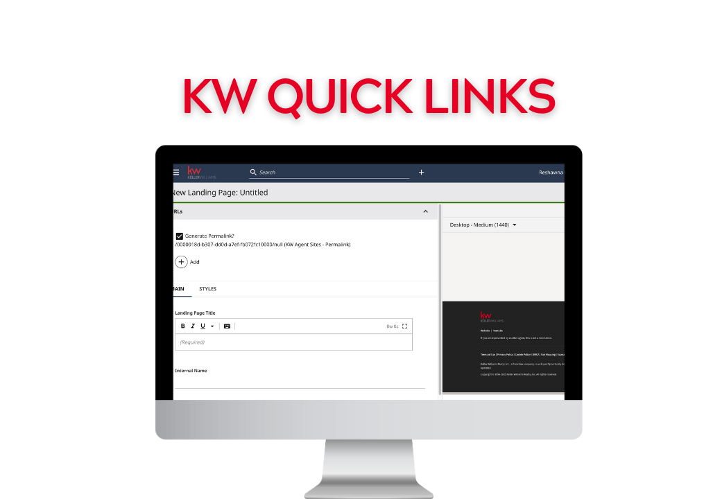 KW Command Quick Links