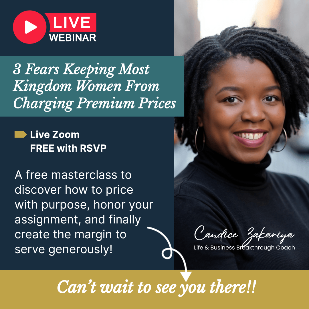 FREE Live Webinar: Break Free from Fear & Undercharging