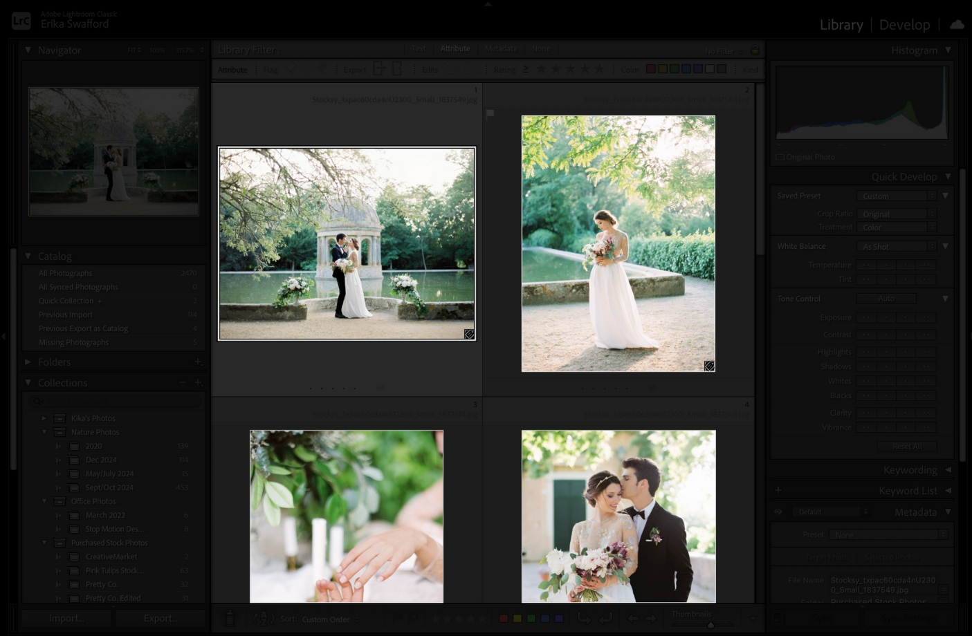 Lightroom lights out mode 1 - dimmed screen