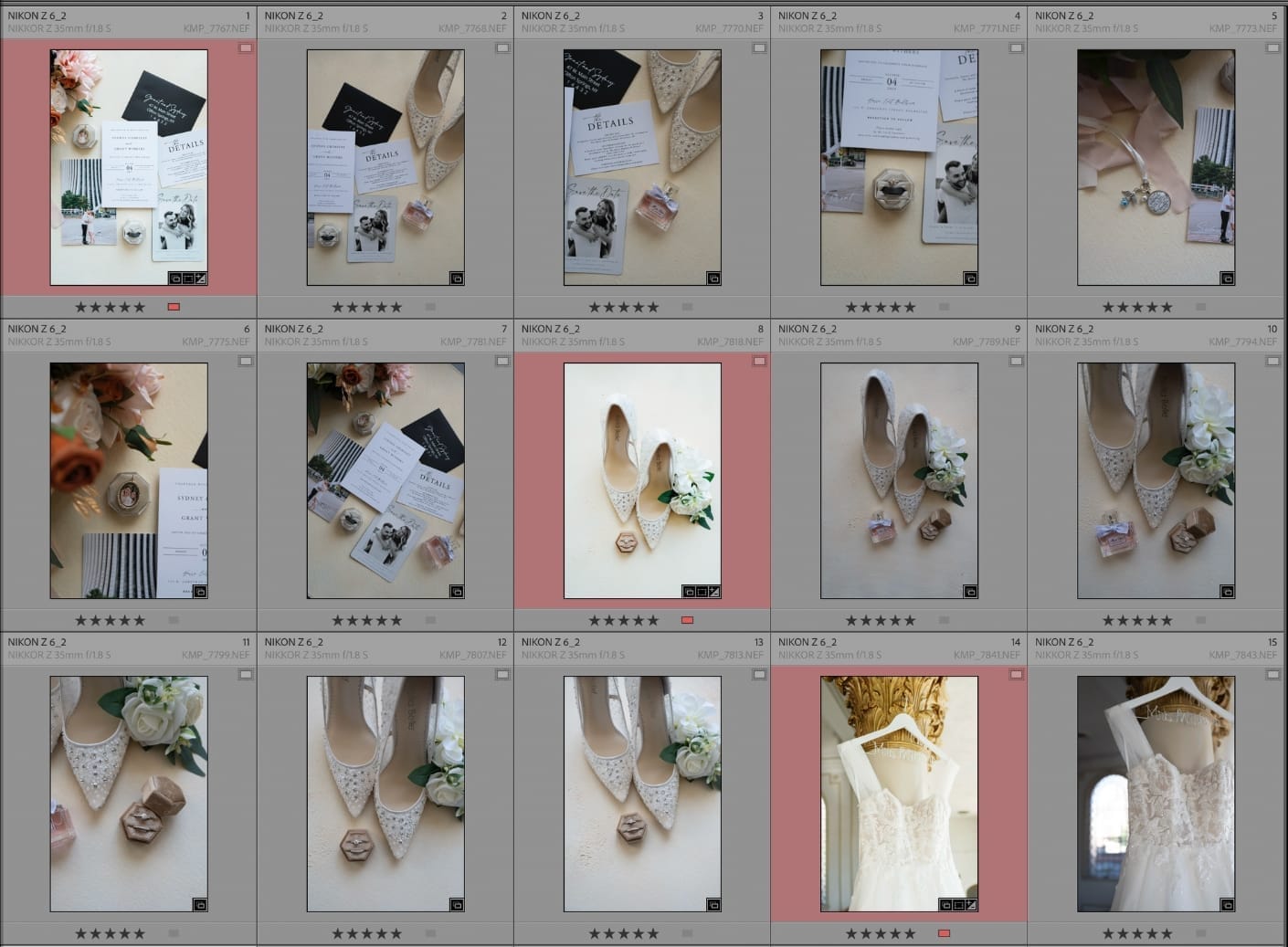 Use sneak peeks as reference images example. Photos by Kaleigh Moore Photography