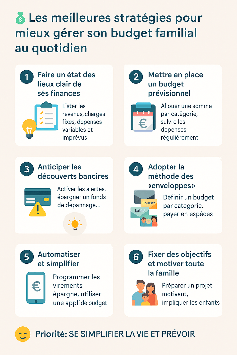 6 astuces pour gérer son budget