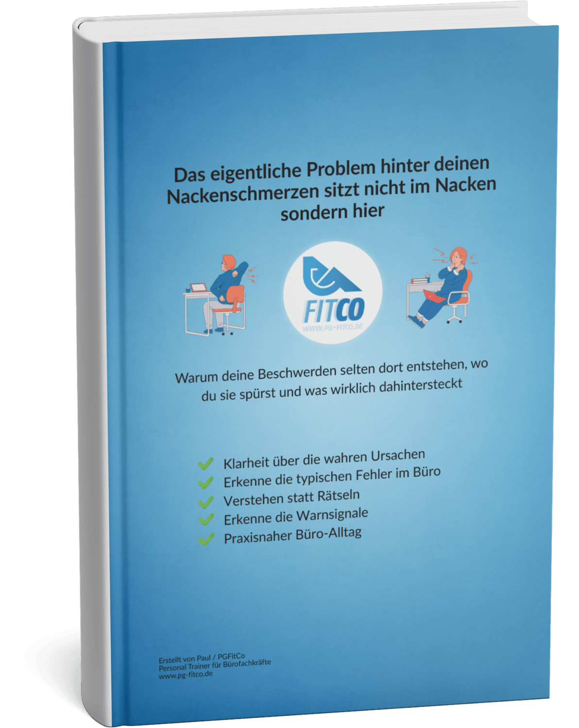 Bürofachkraft mit Nackenverspannung am Schreibtisch – Ratgeber Nackenschmerzen im Büro