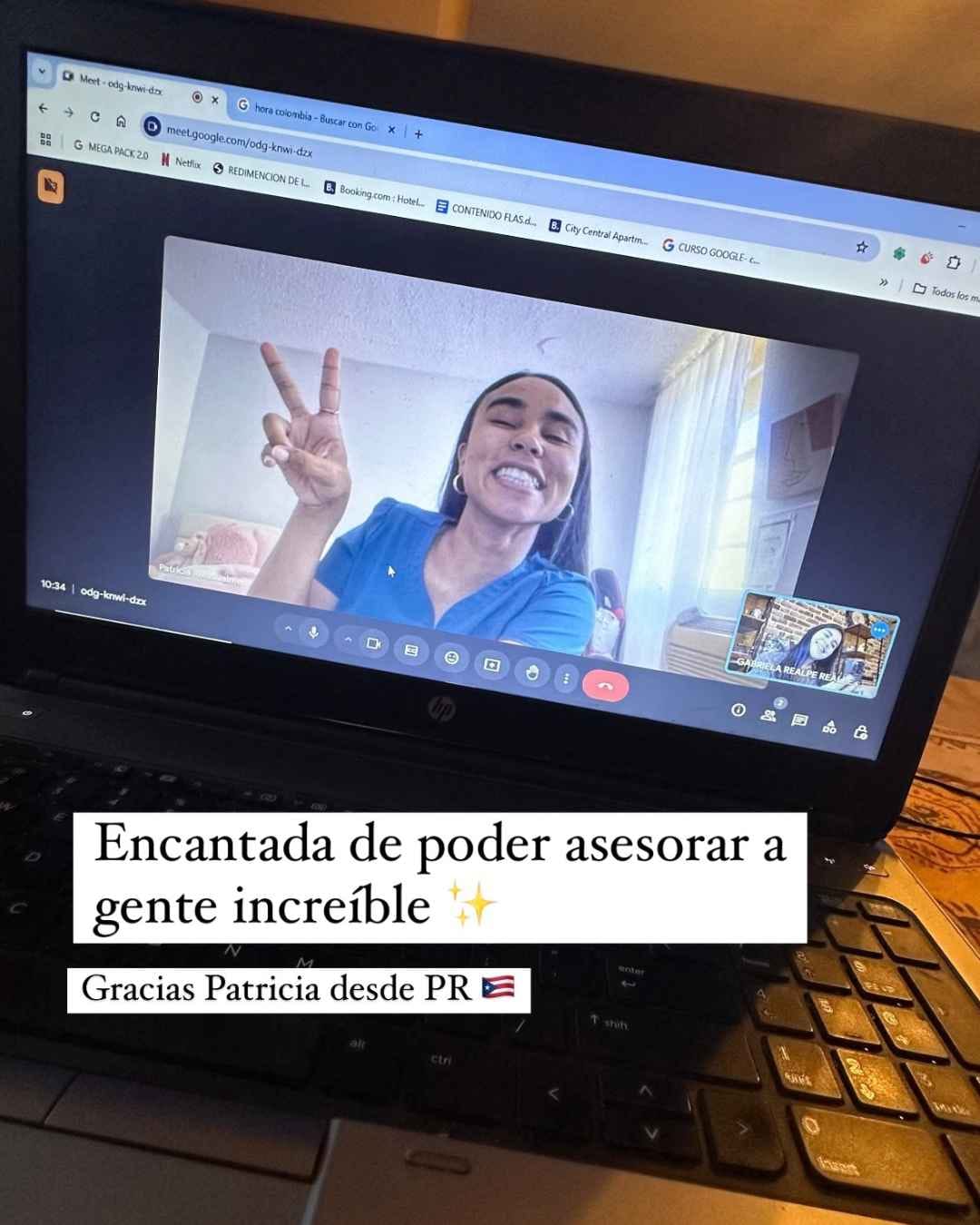Mensaje de una persona asesorada