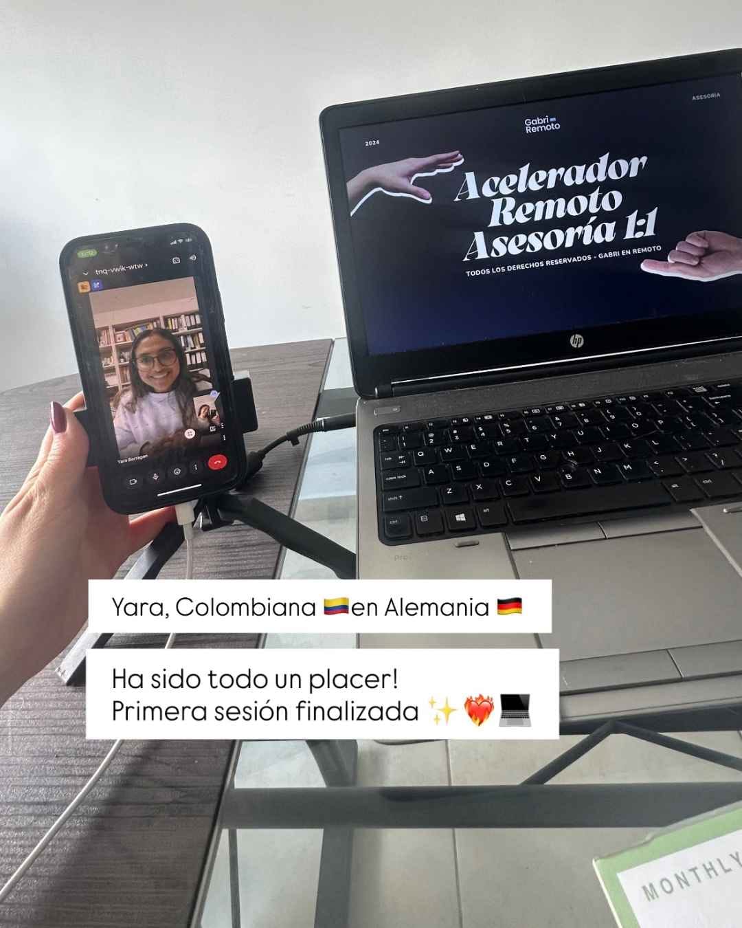Mensaje de una persona asesorada