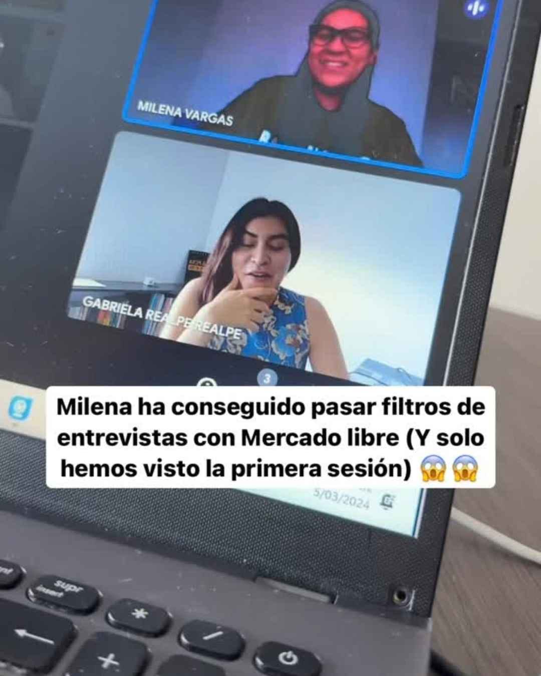 Mensaje de una persona asesorada