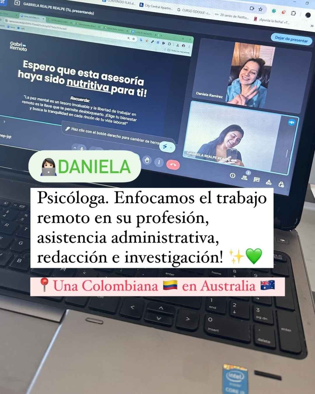 Mensaje de una persona asesorada