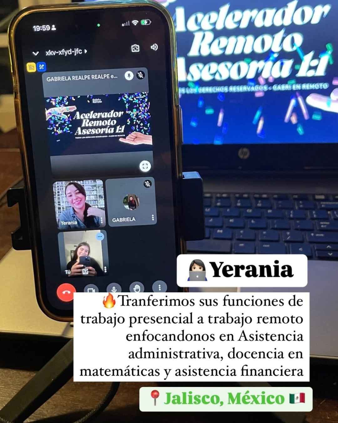 Mensaje de una persona asesorada
