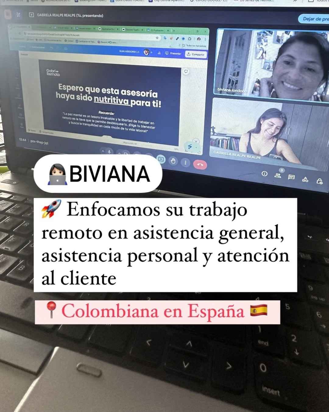 Mensaje de una persona asesorada