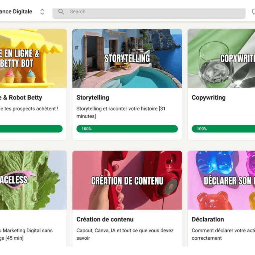 💸 “Apprends à gagner de l’argent en ligne”