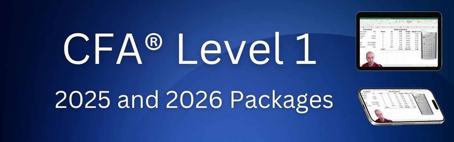 CFA Level 1 2025-2026 course banner by Martin Stoynov