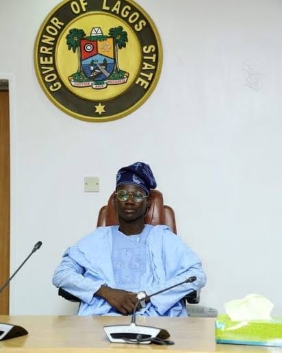 Femi Olaseinde as the Fmr. One day Governor of Lagos State (2016)