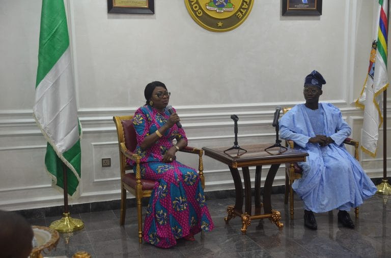 Femi Olaseinde as the Fmr. One day Governor of Lagos State (2016)