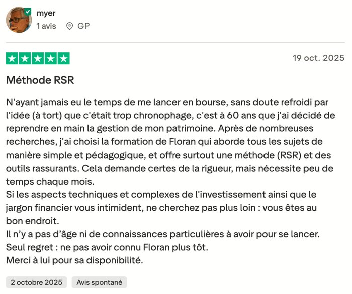 Avis Trustpilot