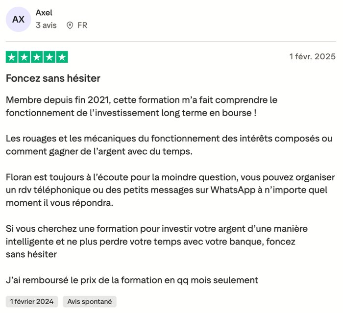 Avis Trustpilot