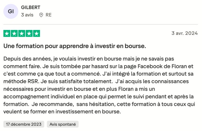 Avis Trustpilot