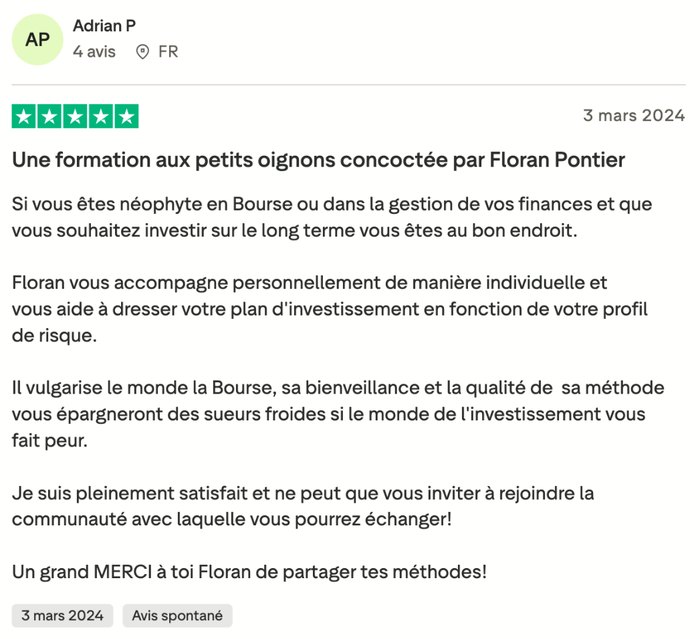 Avis Trustpilot