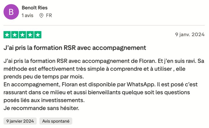 Avis Trustpilot