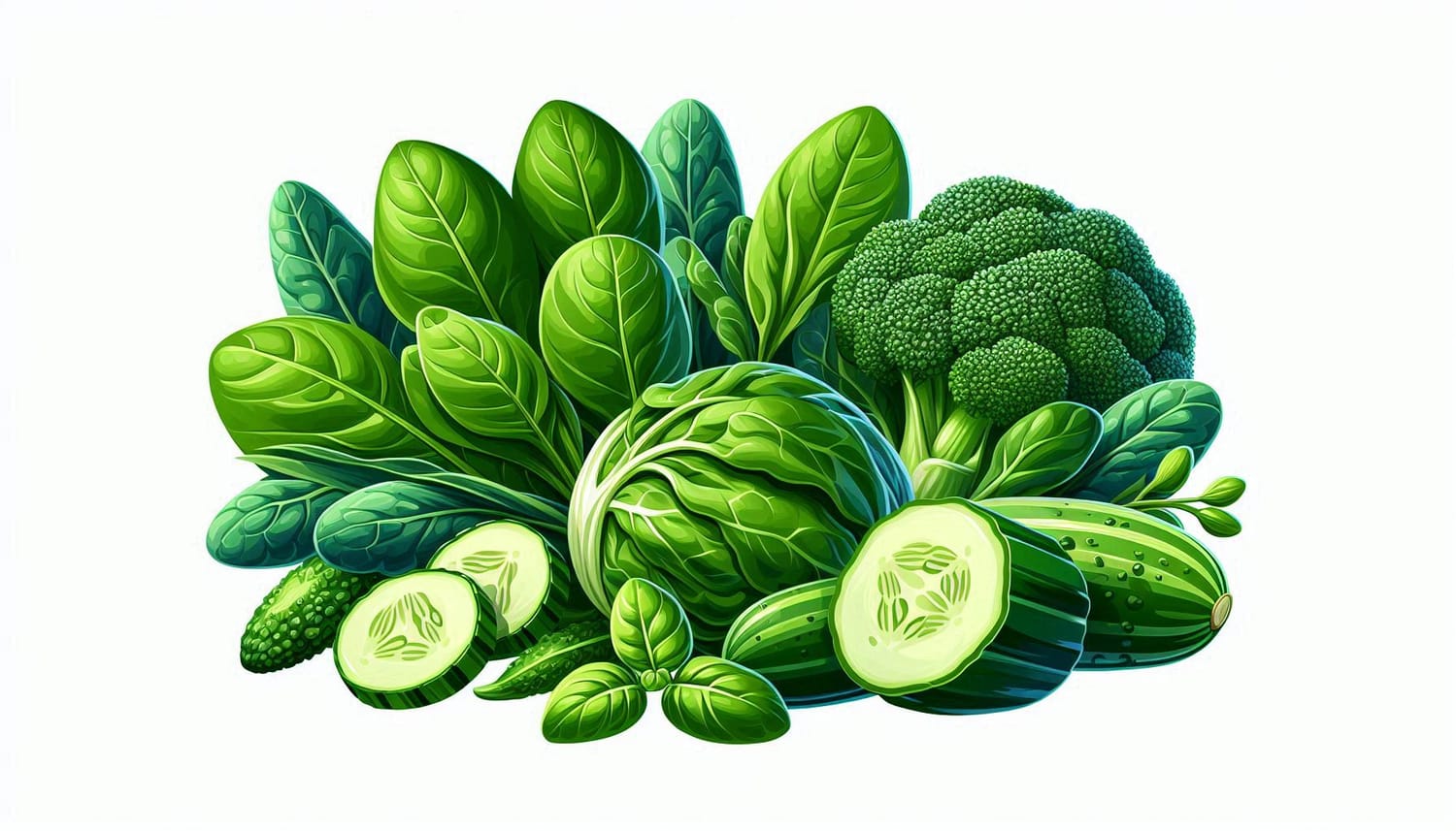 Green Vegetables for Clear, Hydrated Skin
