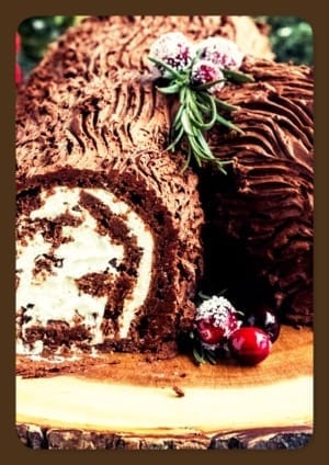 Rich and Effortless Keto Yule Log