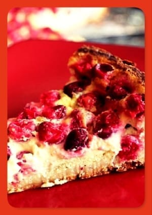 Silky and Rich Cranberry Orange Custard Pie