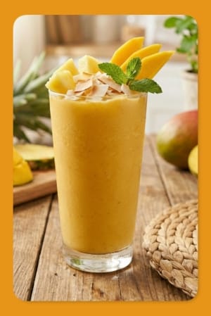 Tropical Mango Pineapple Smoothie