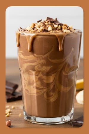 Creamy Chocolate Peanut Butter Smoothie