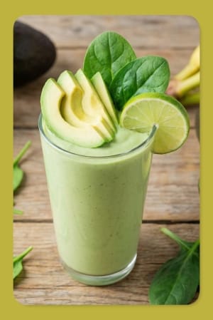 Refreshing Spinach Avocado Smoothie
